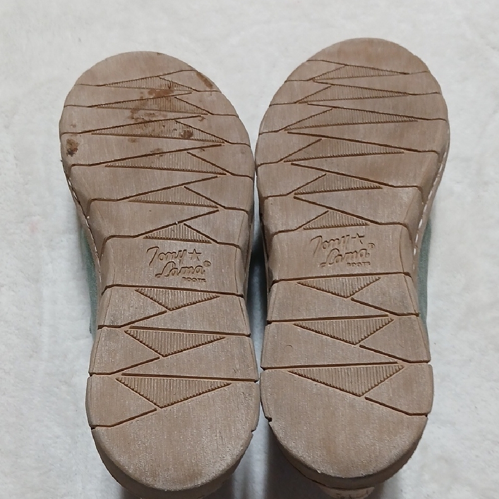 Tony Lama Racey Light Green and Tan Casual Shoes Size 9 Womans - Picture 6 of 8